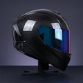 Helmet Glossy Black Blue | Koralyne™