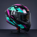 Helmet Turquoise Purple | Koralyne™