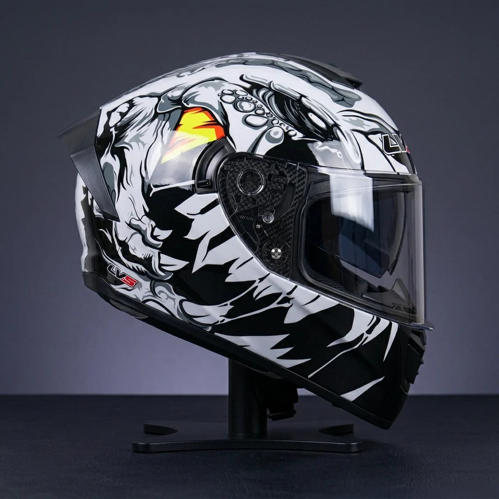 Helmet B&W Monster | Koralyne™