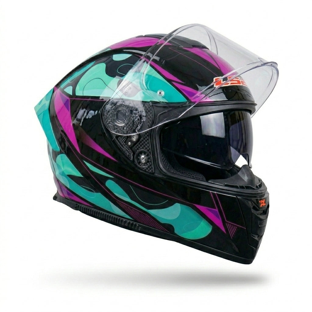 Helmet Turquoise Purple | Koralyne™