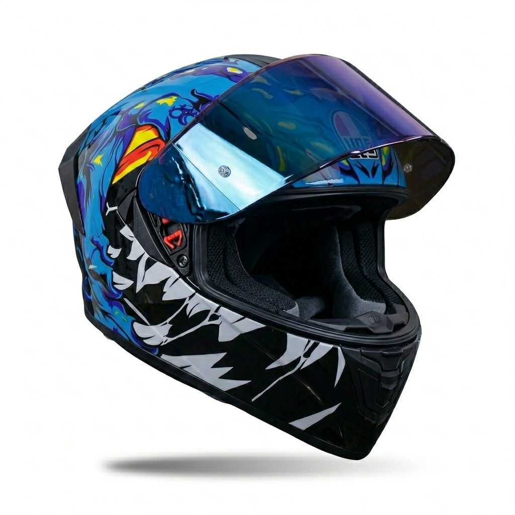 Helmet Blue Monster | Koralyne™