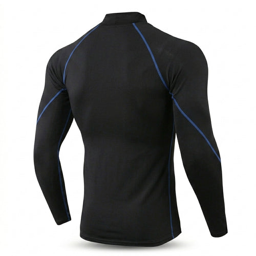 Black Striped Thermal Base Layer