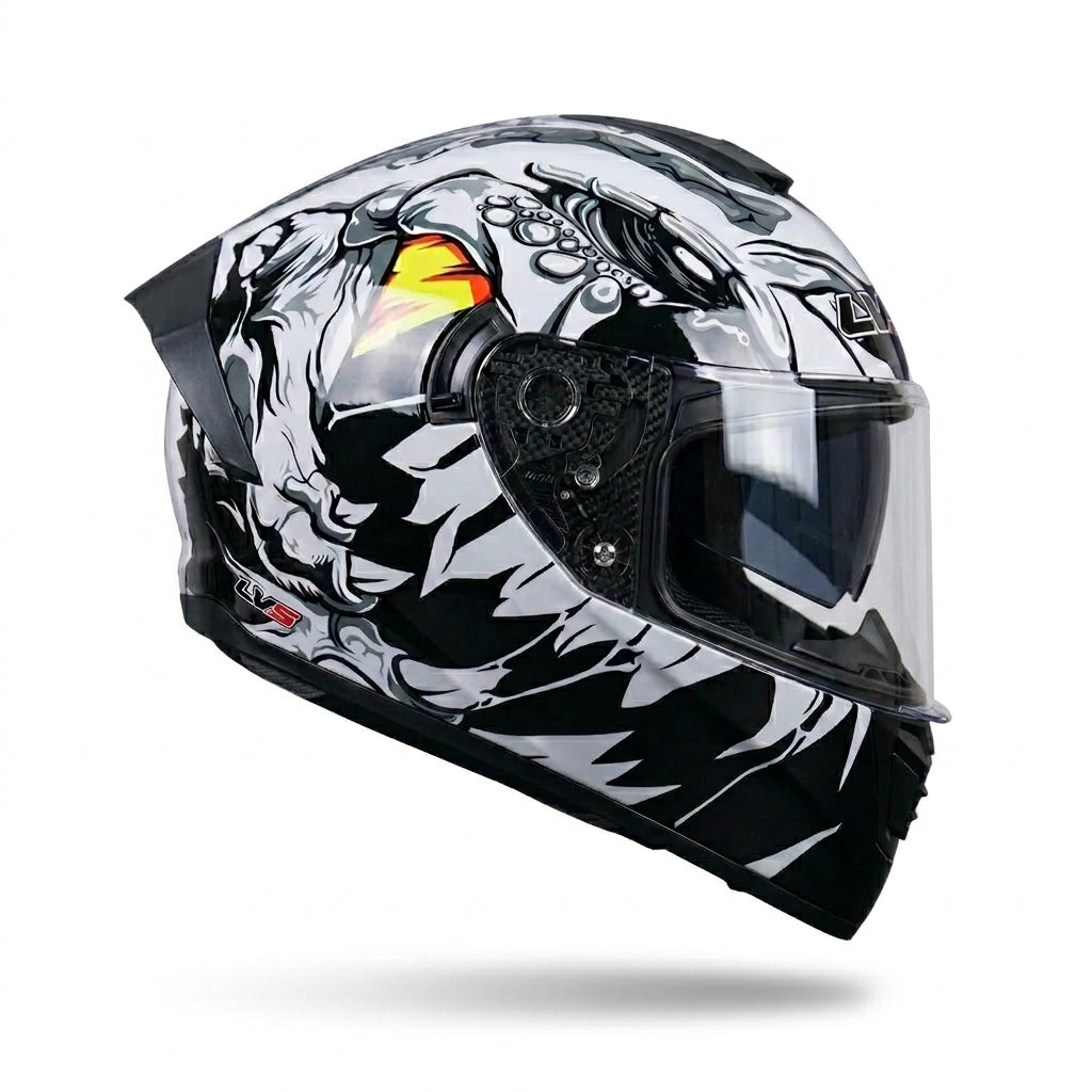 Helmet B&W Monster | Koralyne™